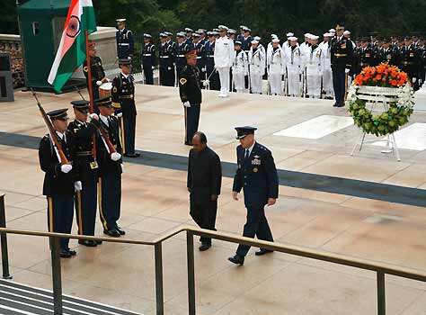 A K Antony at Arlington Cemetry